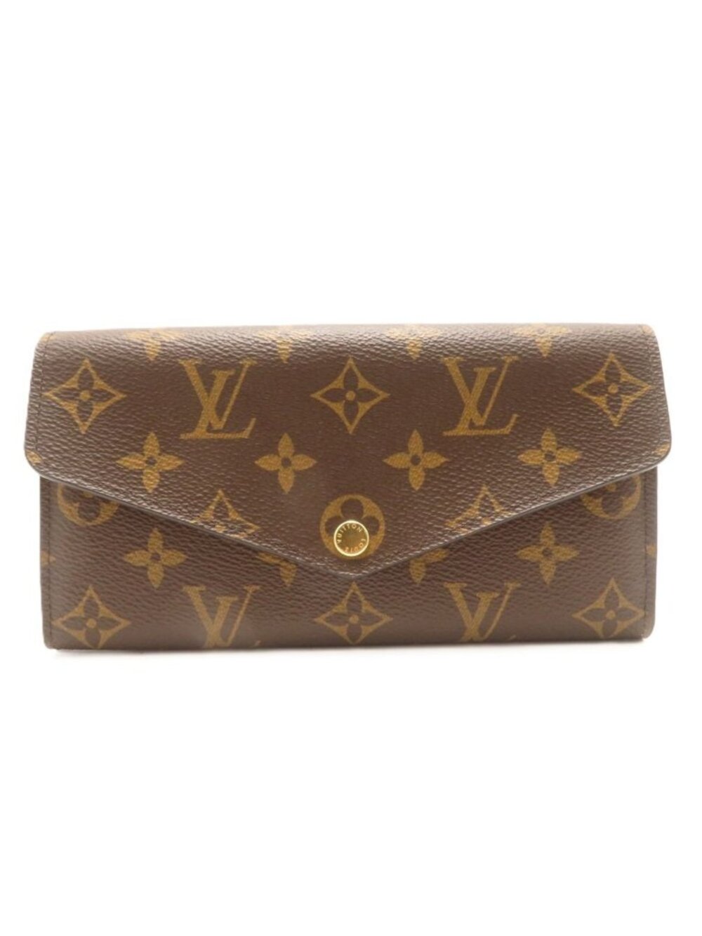 Louis Vuitton Portefeuille Sarah Monogram Rose Ballerine Bifold Wallet Canvas